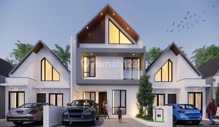 Rumah Scandinavian di Jogja Free Mezzanine, Bisa Kpr 2