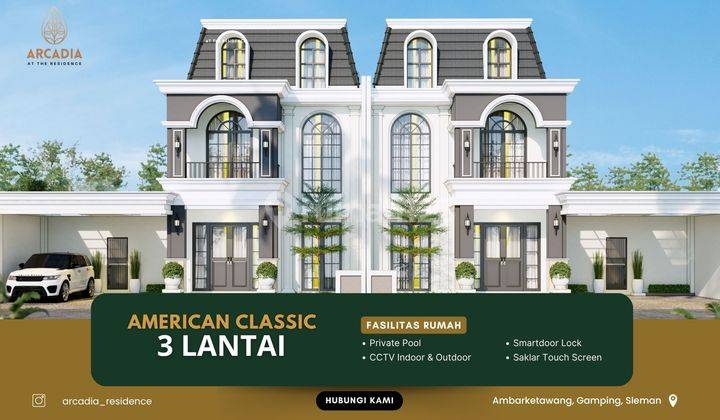 Jual Rumah  sleman Dekat Malioboro gamping Attic Room & Private Pool Dalam perumah  1