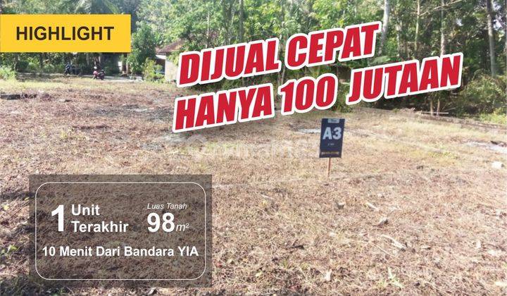 Dijual Cepat Tanah Cukup 100 Jutaan Ready SHM Kulon Progo