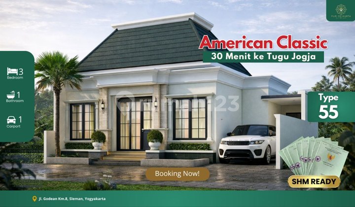 Comfortable House in Godean KM 8 Yogyakarta, Close to Campus and Hospital