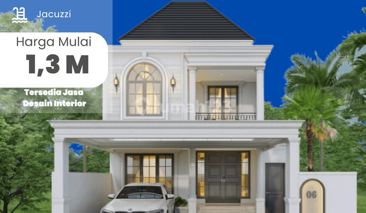 Rumah Mewah Jogja American Classic 1, 3 M Saja  1