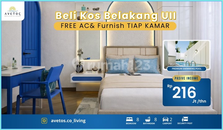 Kost Mewah Jogja SHM Bonus Full Furnish Lokasi Dekat Kampus Uii Kost Mewah Jogja SHM Bonus Full Furnish Lokasi Dekat Kampus Uii