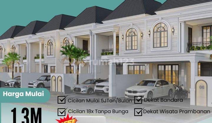 Rumah Mewah 2 Lantajogjai Free 4 Ac Hanya 1,4M 1