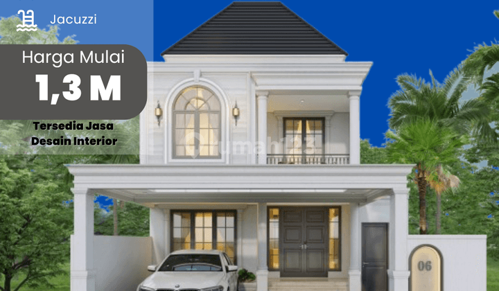 Rumah Mewah Start 1,3 M Jogja Dengan Jacuzzi  1