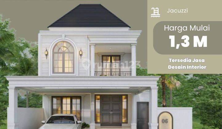 Rumah Cantik Jogja Timur Mulai 1,3 M American Style  1