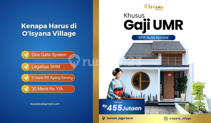 Rumah 2 Kamar Nuansa Jepang, 30 Menit dari Malioboro 1