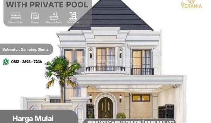 Rumah Mewah 2,5 M Sisa 2 Unit Jalan Wates Km 8 1