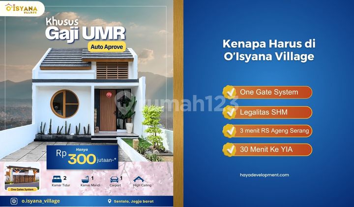 Tinggal Nyaman ala Jepang di Jogja Barat, Cuma 300 Jutaan 1