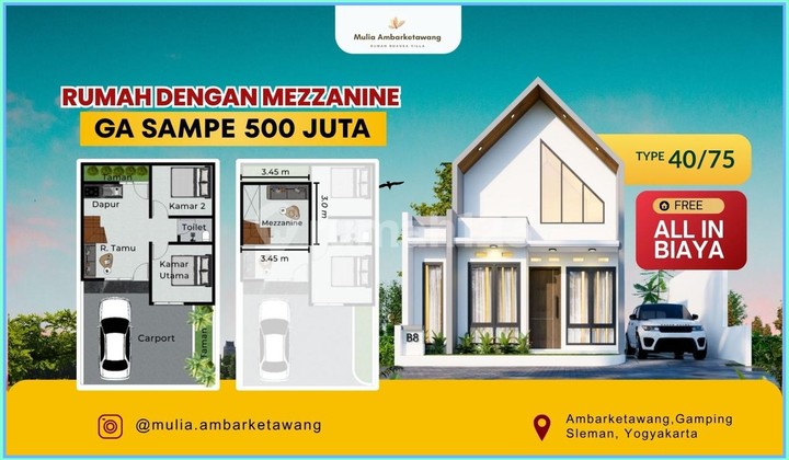 Affordable House Sleman Scandinavian Wates Road Km 6 Inside Cluster Affordable House Sleman Scandinavian Wates Road Km 6 Inside Cluster