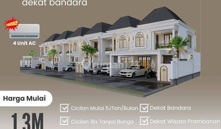 Hunian Mewah Berbah Hanya 1,3M Free 4 Ac  1