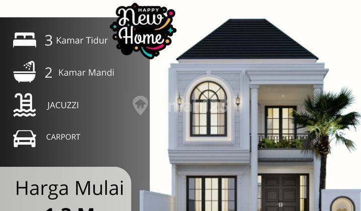 Rumah Mewah Dekat Bandar Dengan Jacuzzi Mulai 1,3 M Saja  1