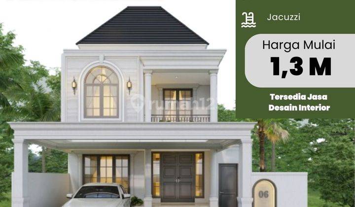  Rumah American Style Harga Murah Mulai 1,3 M Dekat Bandara  1