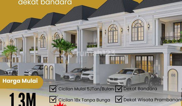 Rumah Mewah Hanya 1,3M Free Ac 4 Daerah Jogja Strategis  1