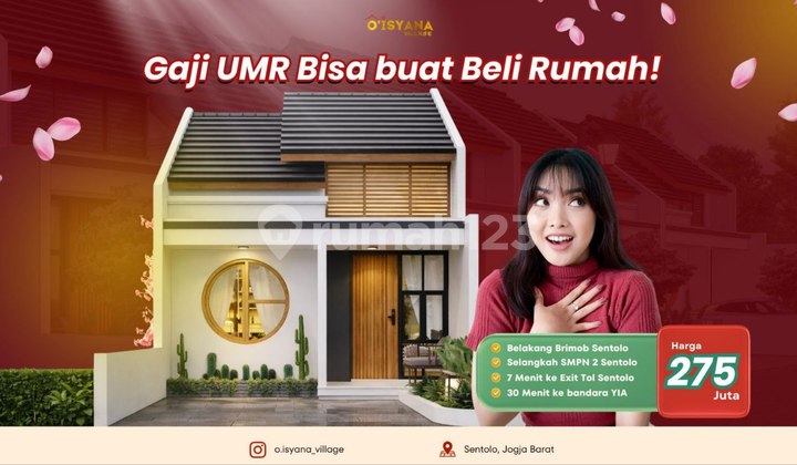 Affordable Homes Starting from 275 Million in Sentolo Kulon Progo with a Quiet Environment and Easy Access