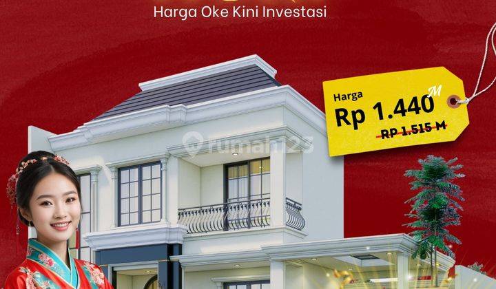 Rumah Mewah di Godean Seharga 1.4 M + Bonus Emas Murni 50 Gram.  1