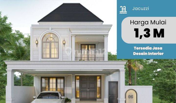  Rumah Cantik Jogja Timur Mulai 1,3 M American Style  1