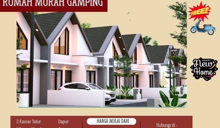 Rumah Murah di Gamping 500Jutaan Free Motor Listrik Bisa Kpr 1