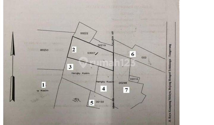 Tanah Bojong Renged Luas 9.956 SHM Murah Dekat PIK2 1