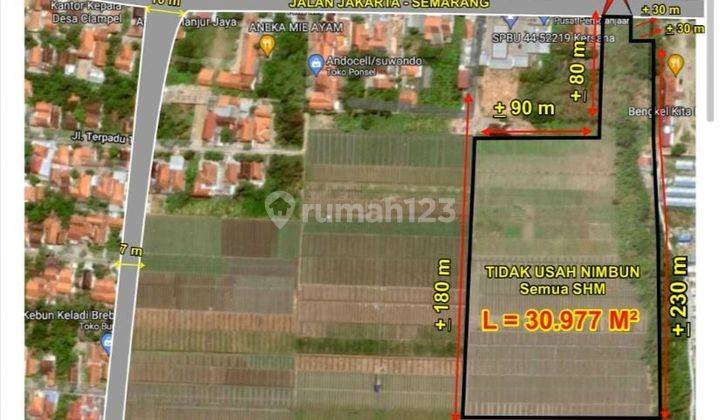 Tanah di Ketanggungan, Brebes Sudah SHM 1