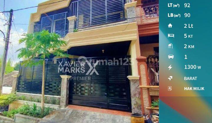 W029 Rumah di Sulfat Kota Malang , 2 Lantai Siap Huni  1