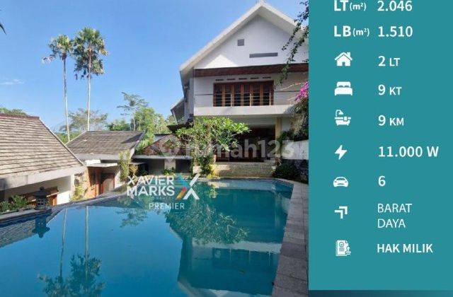 d027 Rumah Konsep Resort  Plus Private Pool dan rooftop Full Furnished  1