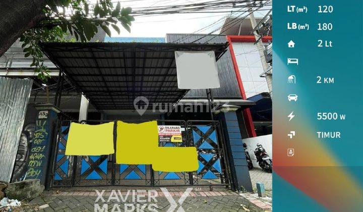 a114 Disewakan Ruko 2 Lantai Plus Rooftop, Persis di Jalan Soekarno Hatta Malang 1