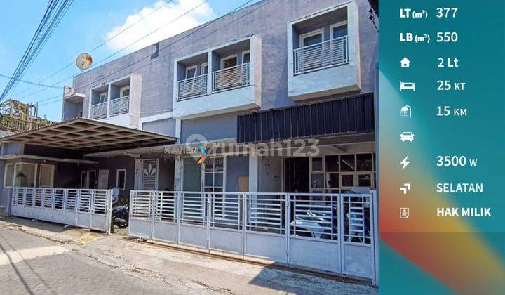 W052 Dijual Rumah Kost Aktif Selangkah Dari Sukarno Hatta Suhat , Lowokwaru Malang  1