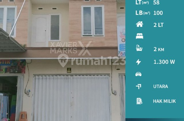 J34 Ruko Strategis Dekat Area Kampus Cocok Buat Usaha