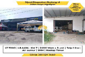 Dijual Gudang di Jalan Raya Ngaliyan