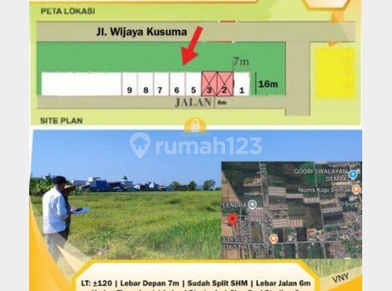 Tanah Stratgeis Siap Bangun Kavling Berkah Demak 1