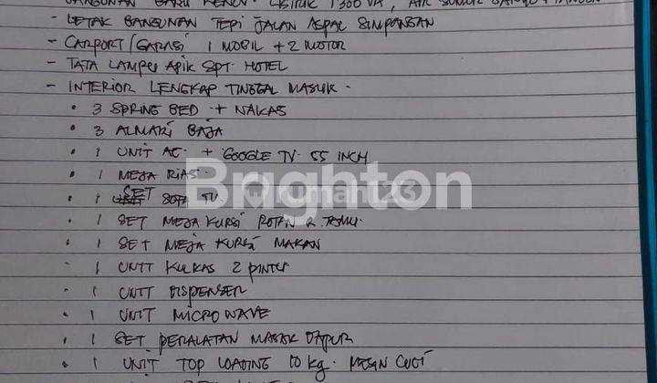 Rumah Baru Full Furnished Siap Huni Di Daerah Banaran Dekat Luwes Gentan  2