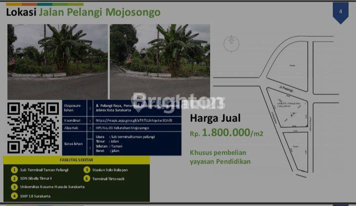 TANAH ISTIMEWA MANGKU JALAN DI MOJOSONGO 1