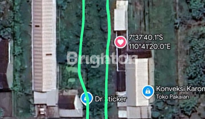 TANAH PEKARANGAN DI PINGGIR JALAN BESAR DELANGGU