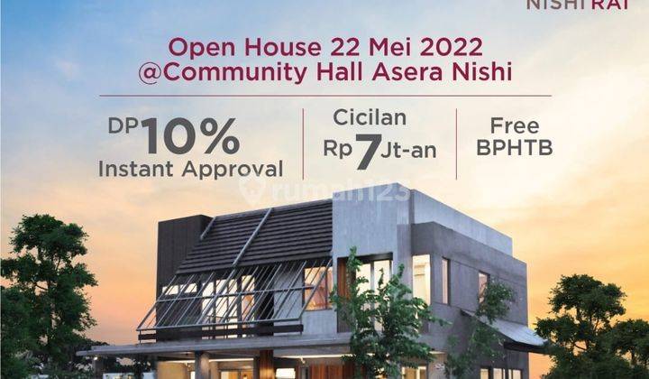 Dijual Rumah Cluster Asera Nishi, Type N7 (7x12), Kota Harapan Indah Bekasi 2