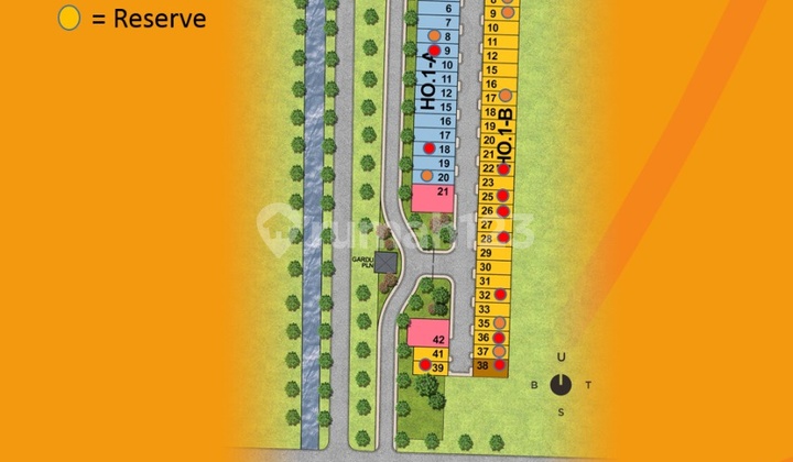 Rumah Full Furnish Cantik 2LT di Cluster Kana, Kota Harapan Indah 2