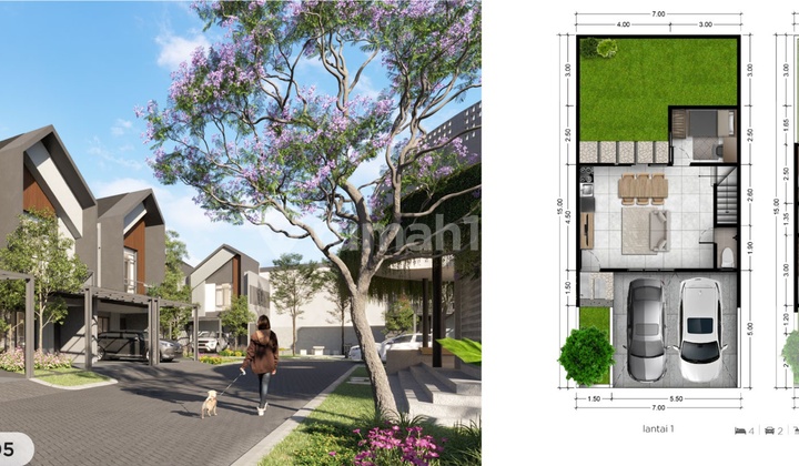 Dijual Rumah Mewah Minimalis 2 Lantai Cluster Nismara di Lokasi Premium Kota Harapan Indah Bekasi.