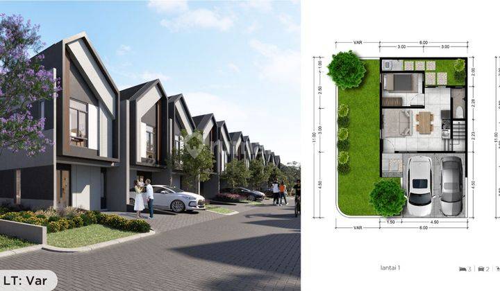 Dijual Rumah Mewah Minimalis 2 Lantai Cluster Nismara di Lokasi Premium Kota Harapan Indah Bekasi.