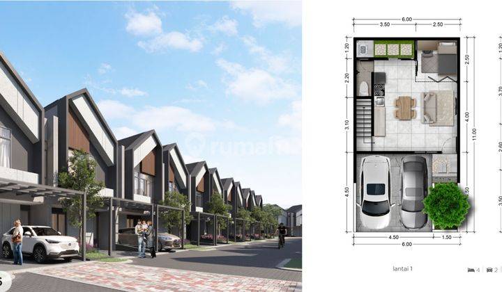 Dijual Rumah Mewah Minimalis 2 Lantai Cluster Nismara di Lokasi Premium Kota Harapan Indah Bekasi.
