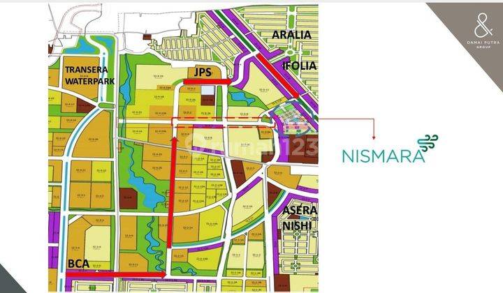 Dijual Rumah Mewah Minimalis 2 Lantai Cluster Nismara di Lokasi Premium Kota Harapan Indah Bekasi.