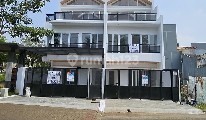 Rumah Baru Depan Danau Semi Furnished