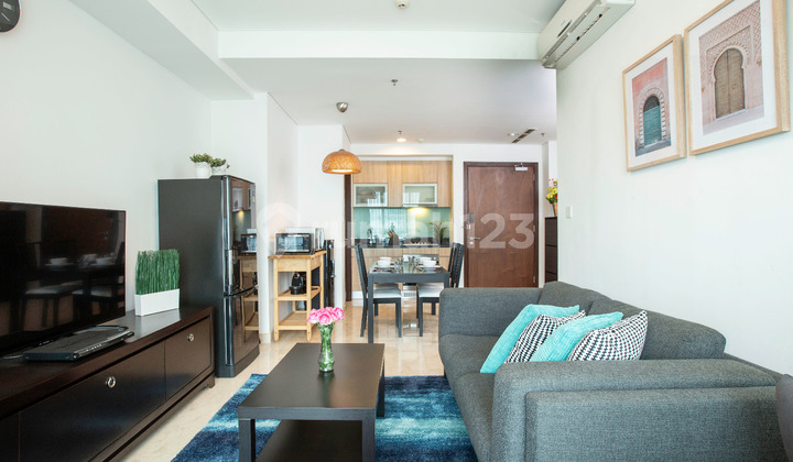 Cozy 2BR Apt with Strategic Location at Setiabudi Sky Garden 2