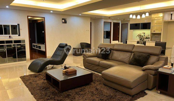 Nicely Furnished And Spacious 4BR Apt At Permata Hijau Residence 1