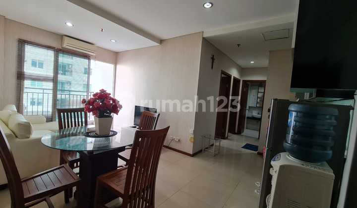 Cozy 2 BR Apt With Nice Pool View At Thamrin Residences 2