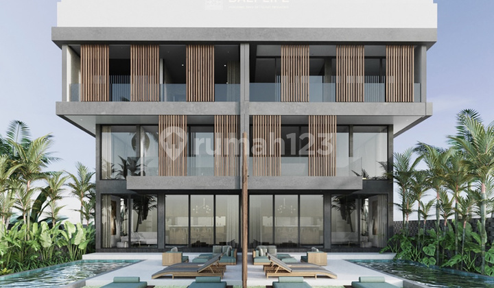 These identical twin villas in Jimbaran feature six bedrooms with a modern design and spacious layout. With breathtaking panoramic ocean views, villas sits on a 625 sqm land plot, offering a sizable pool and an available opportunity for purchase. Enjoy a  2