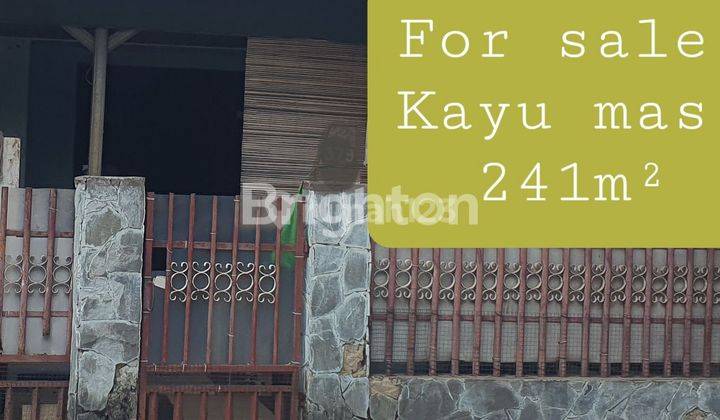 JUAL RUMAH TUA HITUNG TANAH KAYU MAS 1