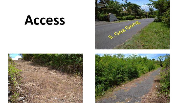 Dijual tanah 1 are goa gong jimbaran kutsel view laut 4