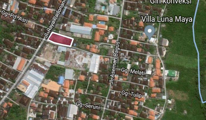 Dijual tanah 7,5 are Jln. Raya padonan tibubeneng canggu 1