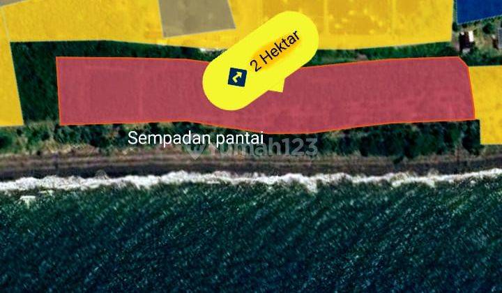 Dijual tanah 200 are pantai banyu biru negara  3