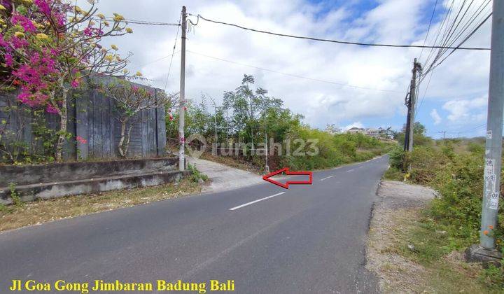 Dijual tanah 78 are area goa gong lebar akses 6 meter paving 1