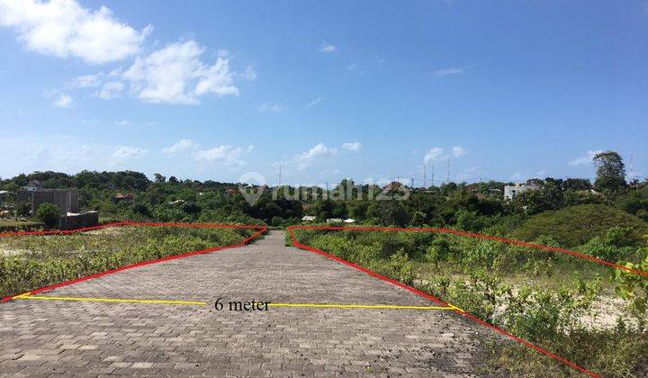 Dijual tanah 78 are area goa gong lebar akses 6 meter paving 3